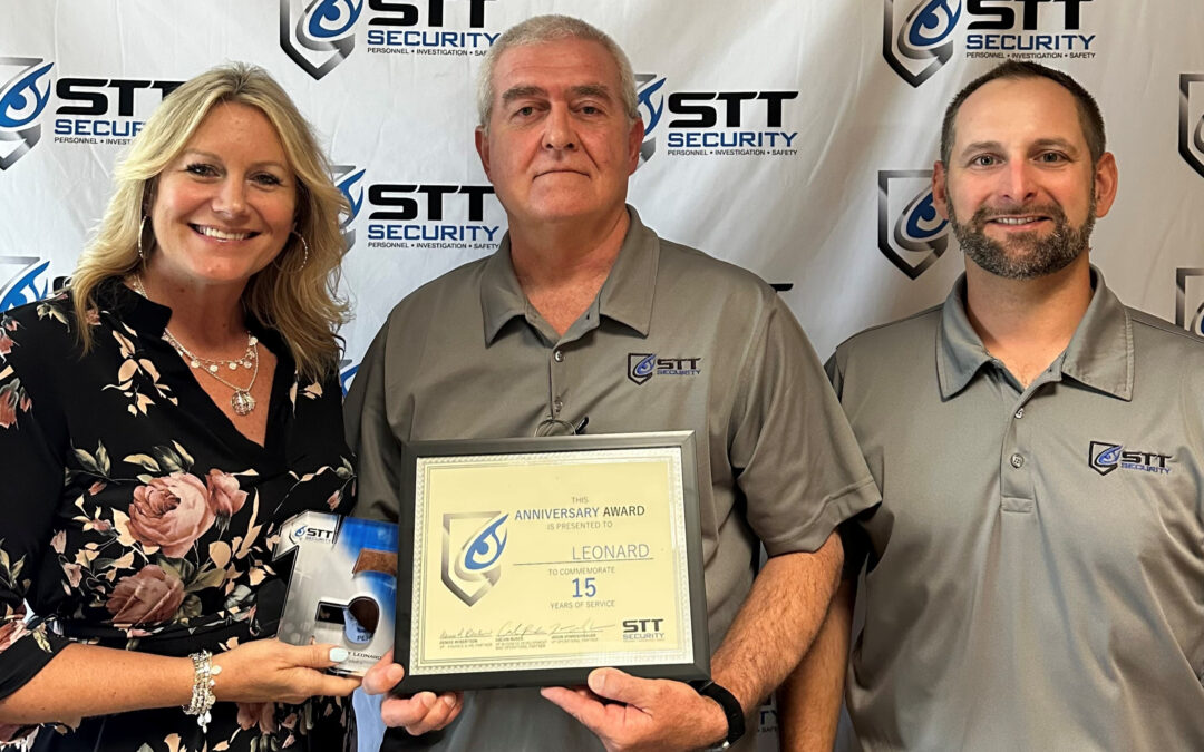 15-Year Anniversary: Supervisor Leonard